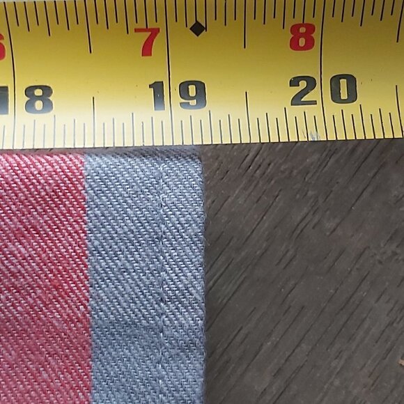 Calvin Klein Jeans Boys Size 8 (S) Red/White/Gray Plaid Button Down Shirt - Picture 8 of 10